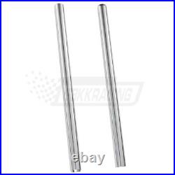 Front Fork Leg Inner Tubes For Yamaha XV535 VIRAGO 1987-2003 XV500 96-98 595mm