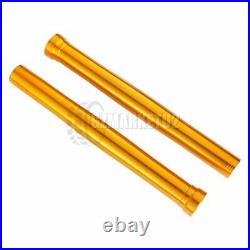 Front Fork Outer Tubes For YAMAHA YZF R1 2015-2024 R6 2017-2020 Pipe Pair Gold