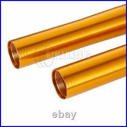 Front Fork Outer Tubes For YAMAHA YZF R1 2015-2024 R6 2017-2020 Pipe Pair Gold