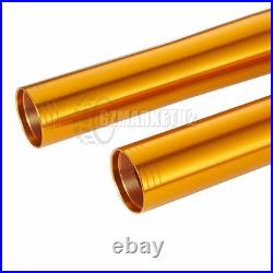 Front Fork Outer Tubes For YAMAHA YZF R1 2015-2024 R6 2017-2020 Pipe Pair Gold