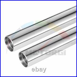Front Fork Pipes Tubes Bars Inner Legs Stem For Yamaha XS650 1979 1980 35x587mm