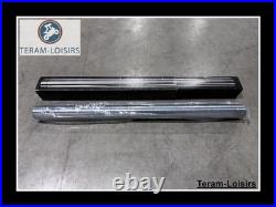 Front Fork Tubes For YAMAHA SR 400 / 500 35 mm / 587 mm 1989-1992, Gray, 2 Pcs