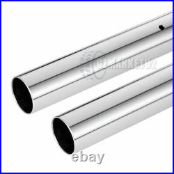 thumbnail interactive-video image 1 of Front Fork Inner Pipes For Yamaha MT-07 / MT-07 / MTM690 2014-2024 – Chrome, OEM 1WS-23110-00-00, Motorhk 1 of 2