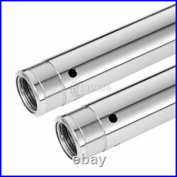 Front Fork Tubes Pipes Stems Legs Bars For Yamaha R6 YZF-R6 2001 2002 43x585mm