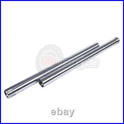 Front Fork Tubes Set Stanchion For Yamaha FZR400RR 1990 1992 43x555mm Inner Pipe