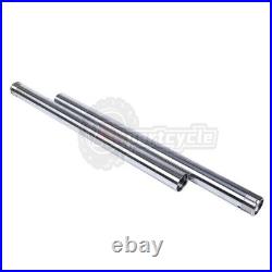 Front Fork Tubes Set Stanchion For Yamaha FZR400RR 1990 1992 43x555mm Inner Pipe