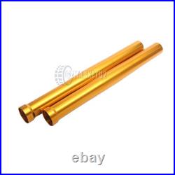 Front Outer Fork Tubes Pipe Stanchion For Yamaha YZF-R3 2019 2020 2021 2022 Gold