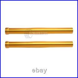 Front Outer Fork Tubes Pipe Stanchion For Yamaha YZF-R3 2019 2020 2021 2022 Gold