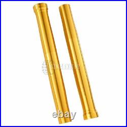 Front Outer Fork Tubes Pipes Stanchions For Yamaha R1 2002 2003 Gold Pair