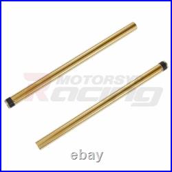 Gold Fork Inner Tubes Bars For YAMAHA TZR250 1KT 87-89 1KT-23110-00-00 39x620mm