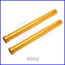 Gold Fork Pipe Outer Fork Tubes Pair For Yamaha YZF R7 YZF-R7 2022-2024 508mm Gold Fork Pipe Outer Fork Tubes Pair For Yamaha YZF R7 YZF-R7 2022-2024 508mm