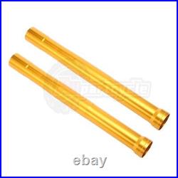 Gold Fork Pipe Outer Fork Tubes Pair For Yamaha YZF R7 YZF-R7 2022-2024 508mm Gold Fork Pipe Outer Fork Tubes Pair For Yamaha YZF R7 YZF-R7 2022-2024 508mm