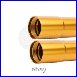 Gold Fork Pipe Outer Fork Tubes Pair For Yamaha YZF R7 YZF-R7 2022-2024 508mm Gold Fork Pipe Outer Fork Tubes Pair For Yamaha YZF R7 YZF-R7 2022-2024 508mm