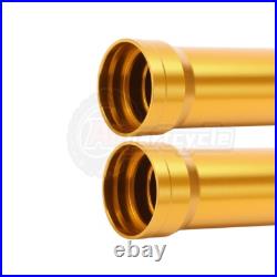 Gold Fork Pipe Outer Fork Tubes Pair For Yamaha YZF R7 YZF-R7 2022-2024 508mm Gold Fork Pipe Outer Fork Tubes Pair For Yamaha YZF R7 YZF-R7 2022-2024 508mm