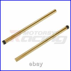Gold Pipes Inner Fork Tube Bars For Yamaha FZR250 3LN 1989-1994 3LN-23111-00-00