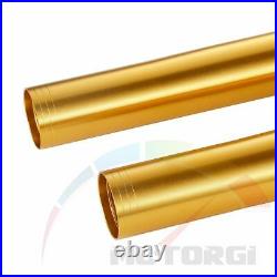 Golden Front Outer Fork Tube Pipes For Yamaha YZF R6 2008-2015 09 10 11 12 13 14