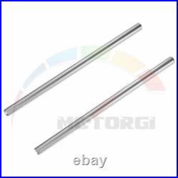 Pipes Fork Inner Tubes Bars Silver For Yamaha XV750 1981-1983 1982 4X7-23110-00
