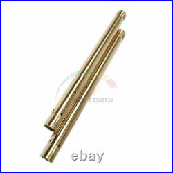 Pipes Fork Tube For Yamaha TZR250R 3XV 1991-1993 39mm Gold Inner Fork Bars 1992 Pipes Fork Tube For Yamaha TZR250R 3XV 1991-1993 39mm Gold Inner Fork Bars 1992