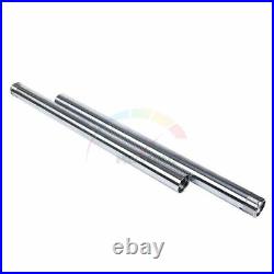 Stanchions Fork Inner Tubes 1 Pair Shock Stanchions Silver For Yamaha FZ250 1HX