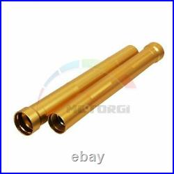 Stanchions Fork Outer Tubes For Yamaha YZF R1 2009-2014 2010 2011 2012 2013 Gold