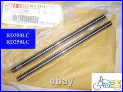 Yamaha RD350LC Fork Inner Tube x2 NOS RD250LC FORK TUBES 4L0-23110-00 FRONT FORK