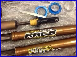 Yamaha Yz125 / Yz250 Black DLC lower Fork Tubes For Exchange For 2015 To 2025